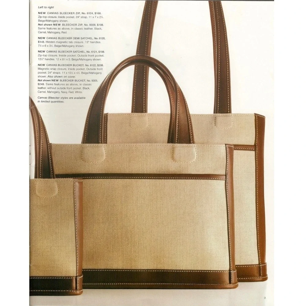 Coach canvas bleecker